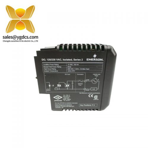 EMERSON A6370D Industrial Automation Control or Power Conversion Module