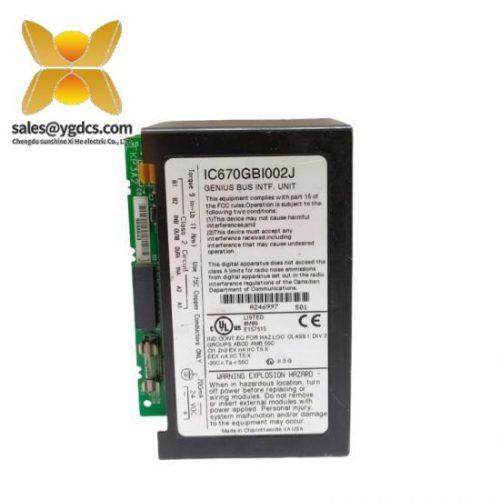 GE FANUC - IC670GBI002J Industrial Control Module