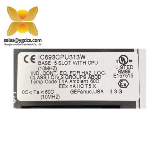 GE FANUC IC693CPU313W Series 90-30 Control Module