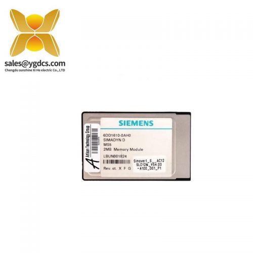 Siemens 6DD1610-0AH0 SIMADYN D Memory Submodule for Industrial Automation Systems