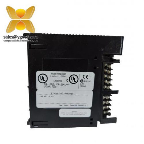 GE Fanuc HE693RTD600 RTD Input Module, High Precision and Isolation