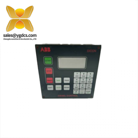 ABB CMA112 - High-Performance Diesel Control Display Panel