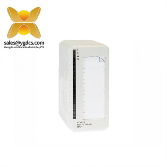 ABB AO815 - 8 Channel Analog Output HART, Precision Control for Industry