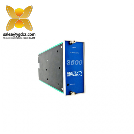Bently Nevada 3500 Series Power Supply, High-Efficiency Control Module