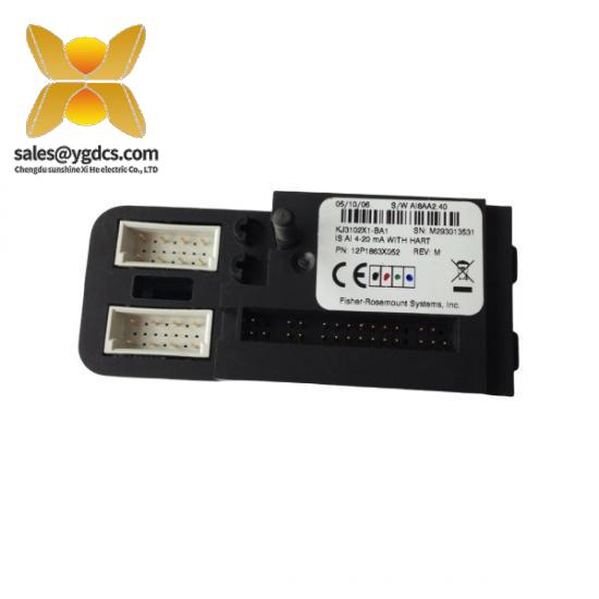 Emerson CE4003S6B1 - Analog Input Module for Industrial Control Systems